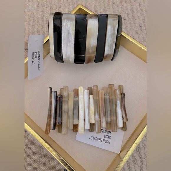 $285 NEW Natural Buffalo Horn Statement Necklace ~ Boho Chic!🌺 - Picture 4 of 5